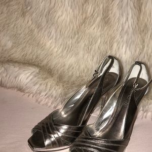 Silver heels
